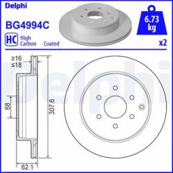 DELPHI Disc frana DELPHI BG4994C (BG4994C)