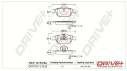 Dr! ve+ set placute frana, frana disc Dr! ve+ DP1010100532 (DP1010100532)