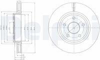 DELPHI Disc frana DELPHI BG9058 (BG9058)