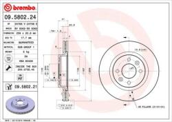 BREMBO Disc frana BREMBO 09580221 (09580221)