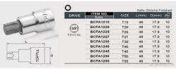 TOPTUL Cheie tubulara bit stea 3/8 T25 (BCFA1225)