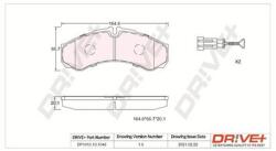 Dr! ve+ set placute frana, frana disc Dr! ve+ DP1010101046 (DP1010101046)