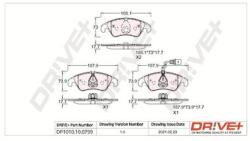 Dr! ve+ set placute frana, frana disc Dr! ve+ DP1010100799 (DP1010100799)