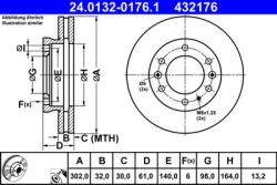 ATE Disc frana ATE 24013201761 (24013201761)