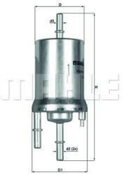 MAHLE filtru combustibil MAHLE KL1561 (KL1561)