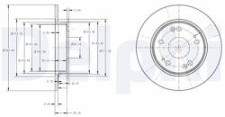 DELPHI Disc frana DELPHI BG4118C (BG4118C)