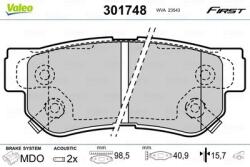 VALEO set placute frana, frana disc VALEO 301748 (301748)