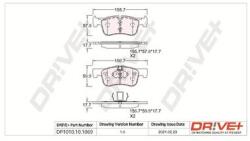 Dr! ve+ set placute frana, frana disc Dr! ve+ DP1010101069 (DP1010101069)