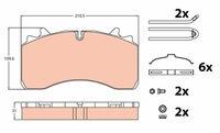 TRW set placute frana, frana disc TRW GDB5094 (GDB5094)