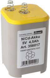 Nissen 4R25 akku, Ni-Cd, 5V, 4.5Ah