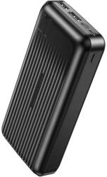 XO PB302 power bank 20000 mAh (Fekete) - digitális kijelző