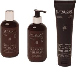 NATULIQUE Set Sampon, balsam si crema Nourishing Anti-Frizz, Natulique