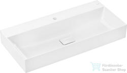 Hansgrohe XEVOLOS E Smartclean 100x48 cm-es fali mosdó nem zárható leeresztővel, fehér 61100450 (61100450)