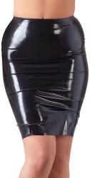 The Latex Collection Fusta cu Talie Inalta din Latex, Negru, M