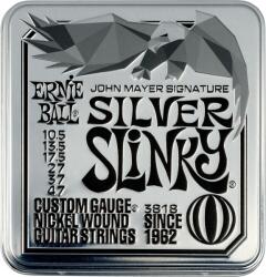 Ernie Ball John Mayer Silver Slinky Nickel Wound Electric Guitar Strings 3 Pack Corzi chitare electrice (P378857)