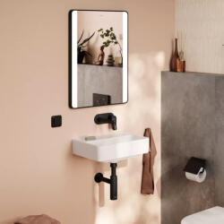 Hansgrohe Xanuia Q kerámia kézmosó 45x34 cm csapfurat és túlfolyó nélkül SmartClean, fehér 61142450 (61142450)