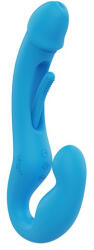 Honey Play Box - Harmony Duo App-Controlled Strapless Strap-on Blue