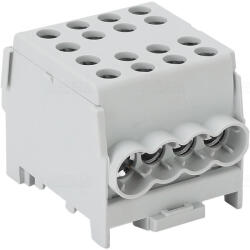 Tracon Főáramköri leágazó kapocs, sínre szerelhető, szürke 6-35mm2, 125A FLECU-35-25-4 Tracon (CU-35-25-4)