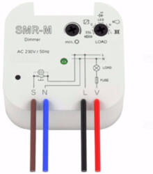 ELKO EP SMR-M 230V kapcsoló alá szerelhető, Elko Ep, 4377 LED izzók és energiatakarékos fénycsövek fényerőszabályzására! (4377STANDARD)