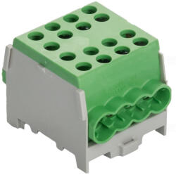 Pollmann Electrotech Fővezeték sorkapocs 2x 35/6x25mm2 zöld HLAK 35-1/6 M2, 2080185 Pollmann (2080185)