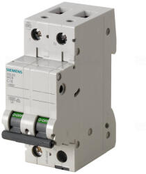 Siemens Kismegszakító 1C+N 10A 6kA 5SL6510-7 Siemens (5SL65107)