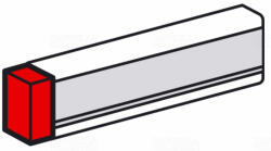 Legrand 638045 Végzáró elem DLP S 130x50mm csatornához (638045)
