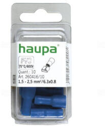 Haupa Gyorscsatlakozó telj. szig. KTCSH 260416/10 SmallPack HAUPA 1, 5-2, 5/ 6, 3x0, 8 PVC (10db/bliszter) (260416/10)