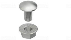 NIEDAX FLM 6x20 G lencsefejű csavar + anya (6X20G)