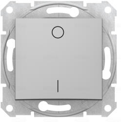 Schneider Electric SEDNA Kétpólusú kapcsoló, rugós bekötés, 16AX, alumínium SDN0200260 Schneider - Készlet erejéig! ! ! (0200260)