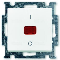 ABB Basic55 1020/2 UCK-94-507 Kétpólusú kapcsoló (102)jelzőfényes keret nélkül, hófehér 2CKA00102000089 ABB (2CKA00102000089)