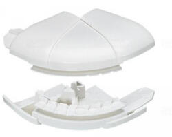 Legrand DLP 010635 külső könyök 50 mm mély 2 rekeszes csatornához (010635)