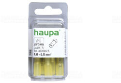 Haupa 363504/5 Toldó hüvely 4, 0-6, 0 sárga SmallPack (5db/bliszter) (363504/5)