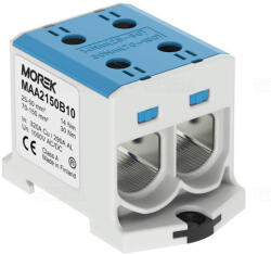 Morek Fővezeték sorkapocs 2x150/2x150mm2 kék OTL150-2 Morek MAA2150B10 (2150B10)