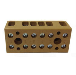 Weidmüller Többpólusú kapocsléc 400V/32A 0, 33-4mm3 BK 6 CRN 0625220000 Weidmüller (0625220000)