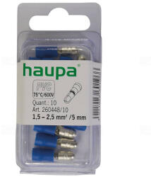 Haupa Hengeres saru SmallPack 0, 5-1, 0 mm2, 22 mm, 10 db/cs 260448/10 (260448/10) - daniella