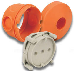 Kopos Betondoboz készlet sekély, szöggel való rögzítés 60x50mm SB-KP 60-50/L AB Kopos(KBT-2+KBV-2+KBS-2) (SB-KP 60-50/L_AB)