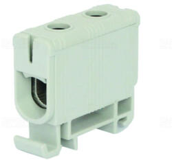 Pollmann Electrotech Fővezeték sorkapocs 1x 50/1x50mm2 (6-50mm2) szürke UK 50/1 A, 2090104 Pollmann (2090104)