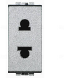 Legrand BTICINO Light Tech NT4125 2P euro-amerikai 16A 127/250V 1m (GYV) biztonsági zsalus, fehér (NT4125)
