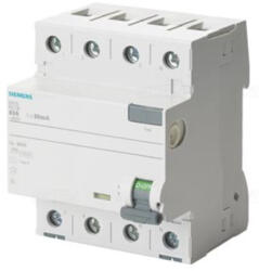 Siemens 5SV3342-6 FI-relé 25A 4P 30mA, A típus (5SV33426)