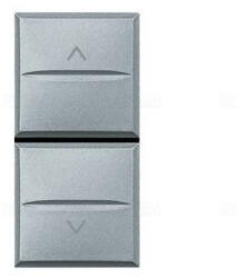 Legrand BTICINO Axolute dupla nyomógomb 1 mod, szürke, reteszelt HC4037 (HC4037)