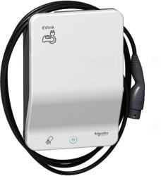 Schneider Electric Elwktromos autótöltő állomás EVLink Smart Wallbox 22 KW kábellel T2 RFID EVB1A22PCRI Schneider - Készlet erejéig! ! ! (1A22PCRI)