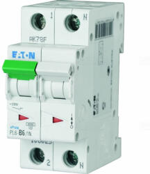 Eaton 106031 PL6-C6/1N Kismegszakító, 6kA 1 pólus+nulla (106031)