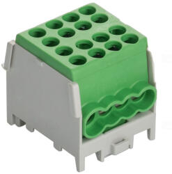 Pollmann Electrotech Fővezeték sorkapocs 2x 25/6x16mm2 zöld HLAK 25-1/6 M2, 2080175 Pollmann (2080175)
