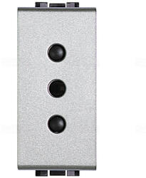 Legrand BTICINO Light NT4113 2P+F 1mod aljzat olasz (GYV) 10/16A fehér (NT4113)