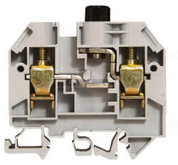 Legrand 037187 Viking3 szakaszolható 10mm2 sorkapocs szürke, 1 emeletes, csavaros olvadóbiztosítós 5x20 (037187)