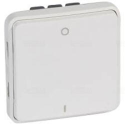 Legrand 070727 Plexo 55 kétpólusú kapcsoló fehér, antimikrobális (070727)