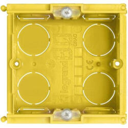 Legrand BTICINO 502E Süllyesztődoboz 71x71x53, 5mm, 2 modulos (502E)