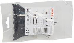 Legrand 031800 Colring Kábelkötegelő 95x2, 4 fekete, UV-álló (031800)