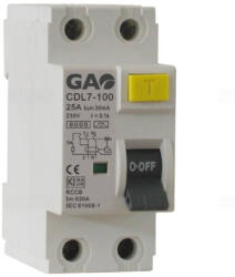 GAO Fi relé 2P 40A 300mA 230V 50Hz fehér 5925H GAO (5925H)