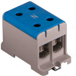 Pollmann Electrotech Fővezeték sorkapocs 2x150/2x150mm2 (35-150mm2) kék UK 150/2, 2090211 Pollmann (2090211)